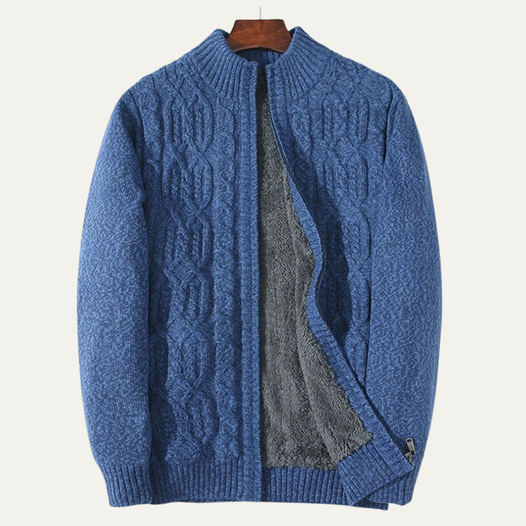 Lorne | Wool Cashmere Fleece Cardigan