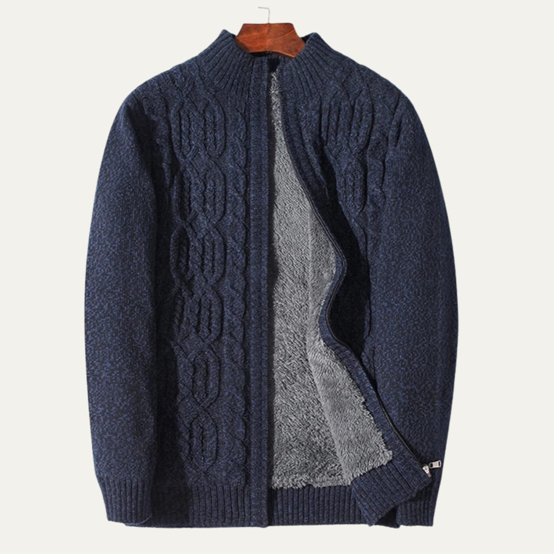 Lorne | Wool Cashmere Fleece Cardigan