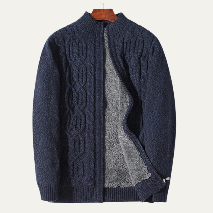 Lorne | Wool Cashmere Fleece Cardigan