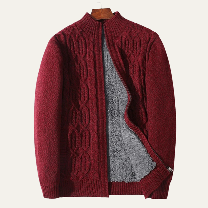 Lorne | Wool Cashmere Fleece Cardigan