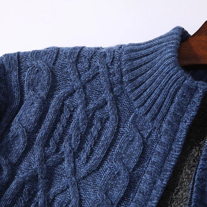 Lorne | Wool Cashmere Fleece Cardigan
