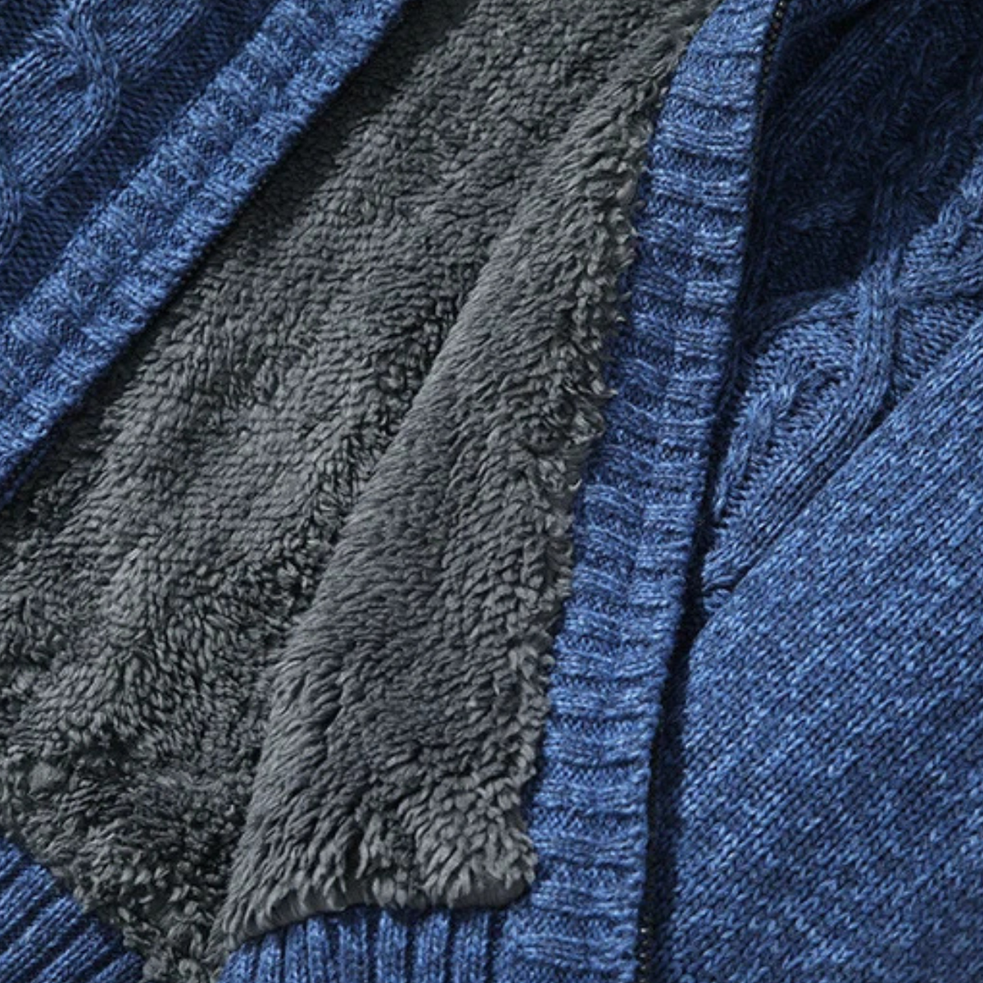 Lorne | Wool Cashmere Fleece Cardigan
