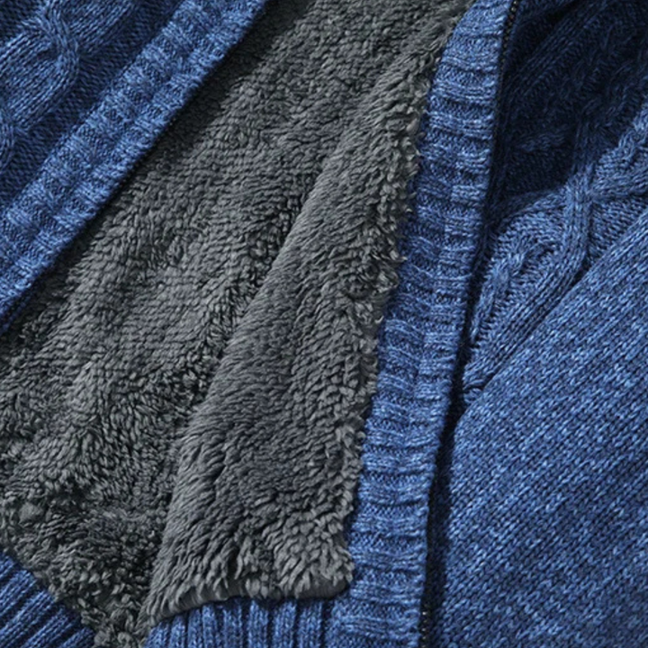 Lorne | Wool Cashmere Fleece Cardigan