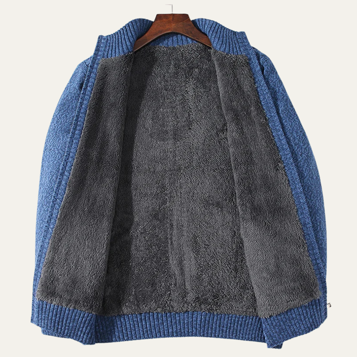 Lorne | Wool Cashmere Fleece Cardigan