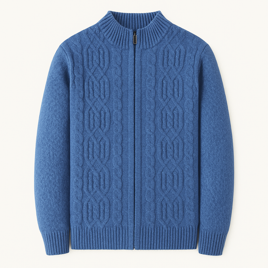 Lorne | Wool Cashmere Fleece Cardigan