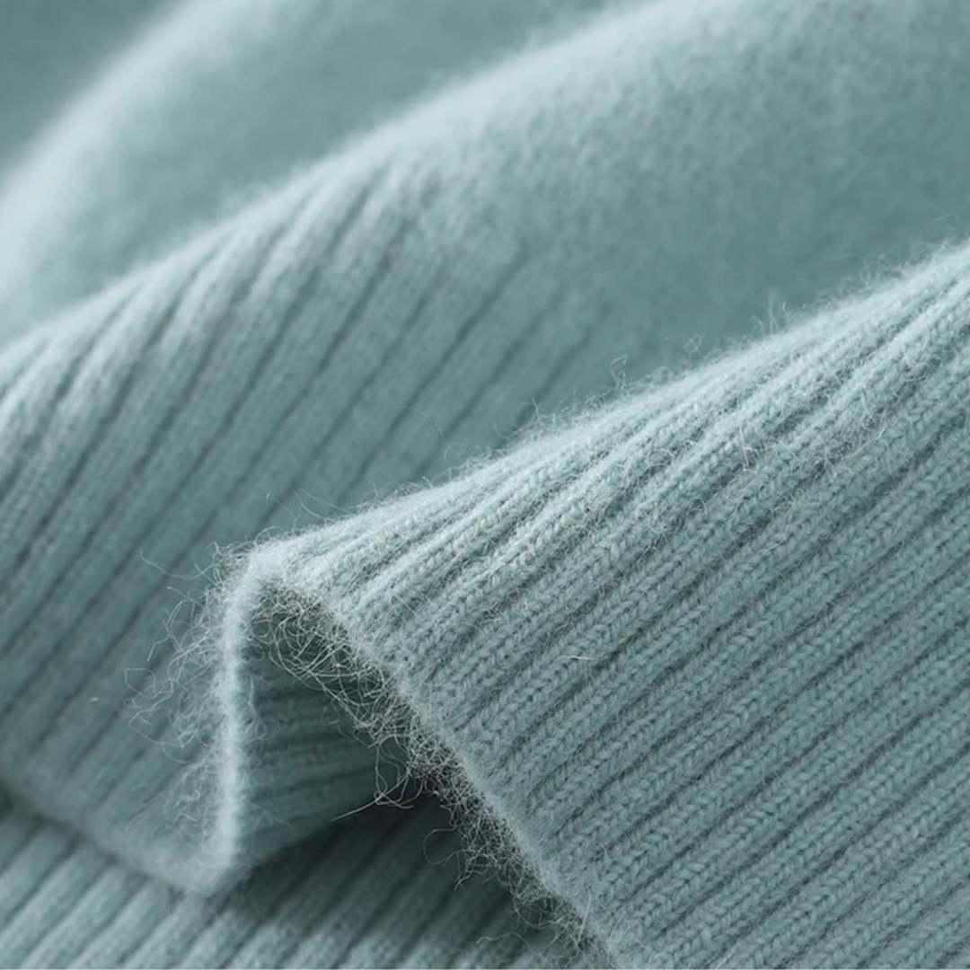 Donatien | Dense Ribbed High Neck Knit