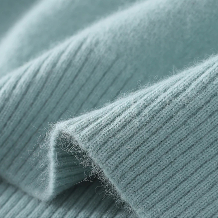 Donatien | Dense Ribbed High Neck Knit
