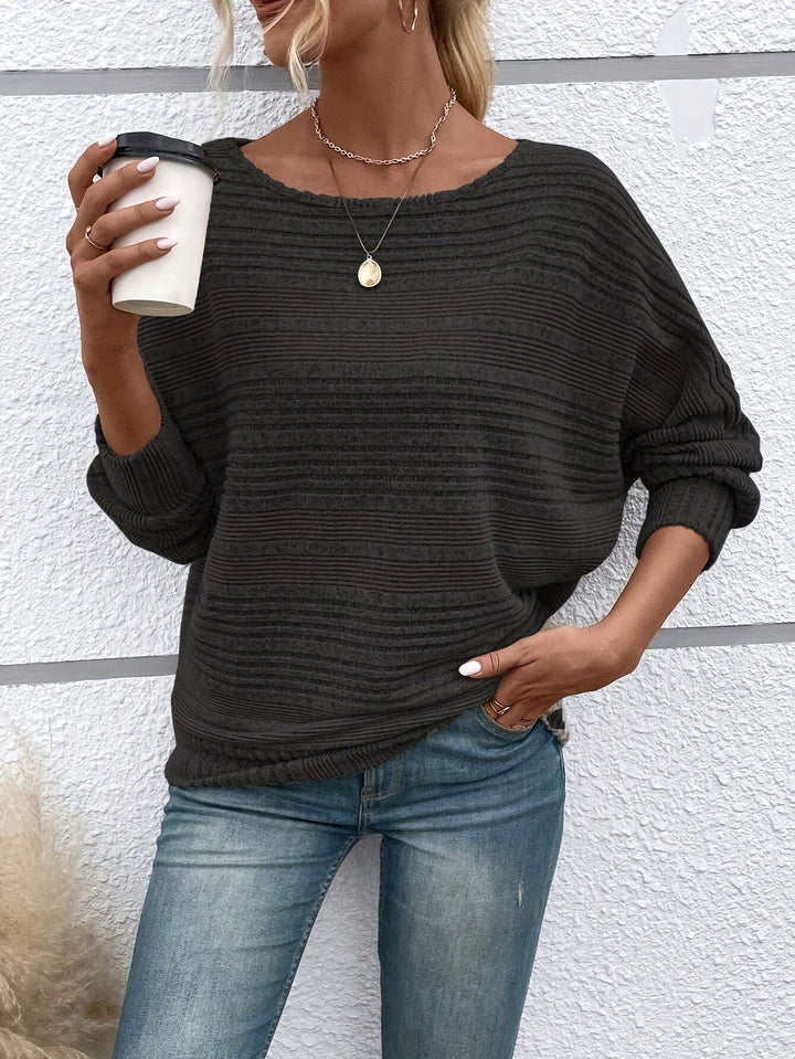 Jane | Fine Knit Crew Neck Tee