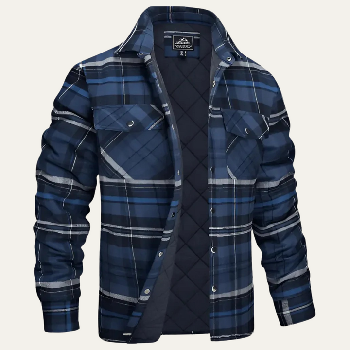Sauveur | Quilted Flannel Check Jacket