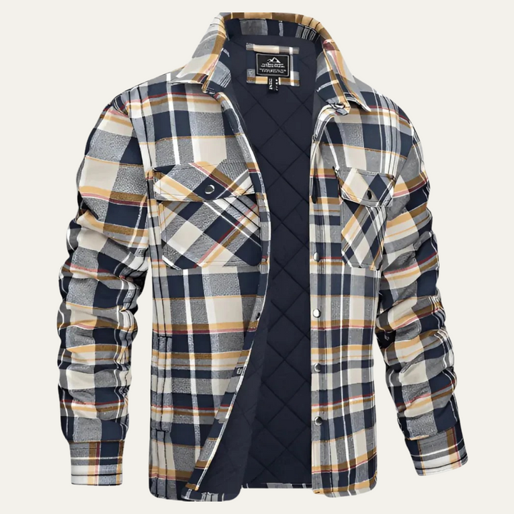 Sauveur | Quilted Flannel Check Jacket