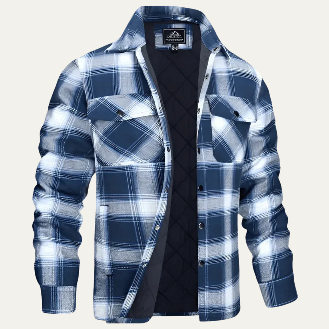 Sauveur | Quilted Flannel Check Jacket