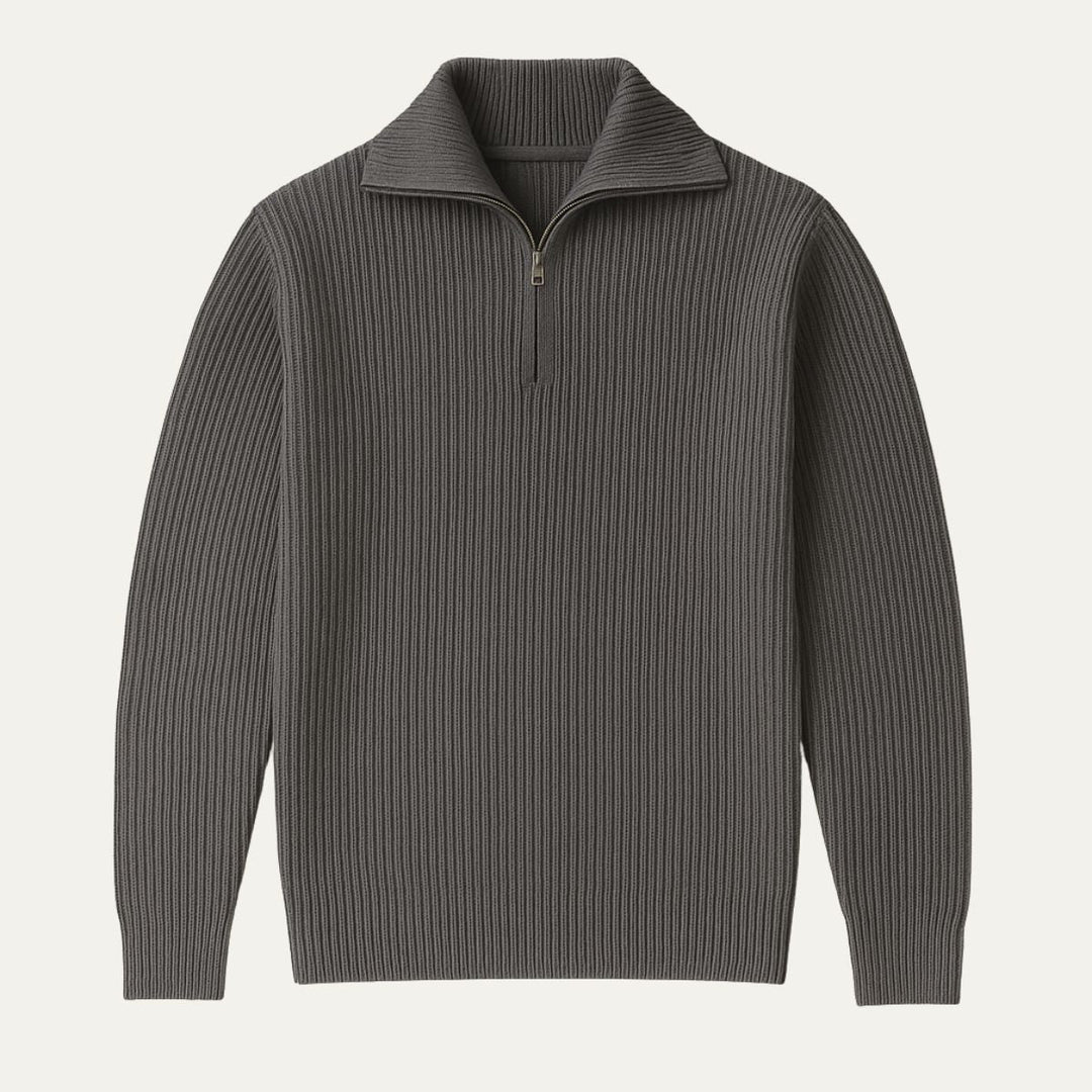 Magella | Ribbed Merino Quarter Zip