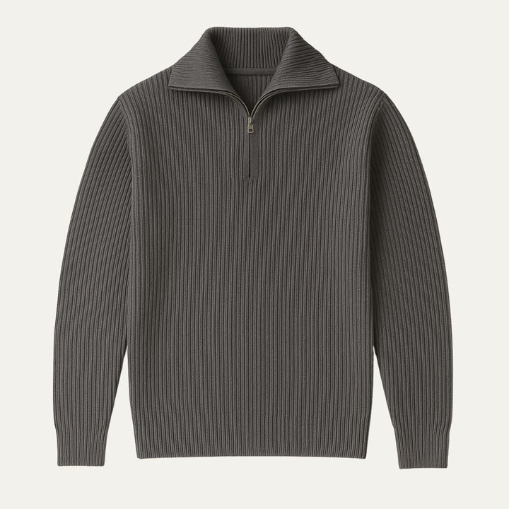 Magella | Ribbed Merino Quarter Zip