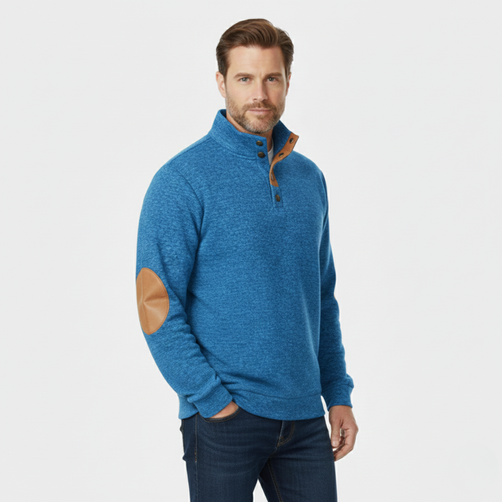 Chrysostome | Suede Elbow Patch Knit