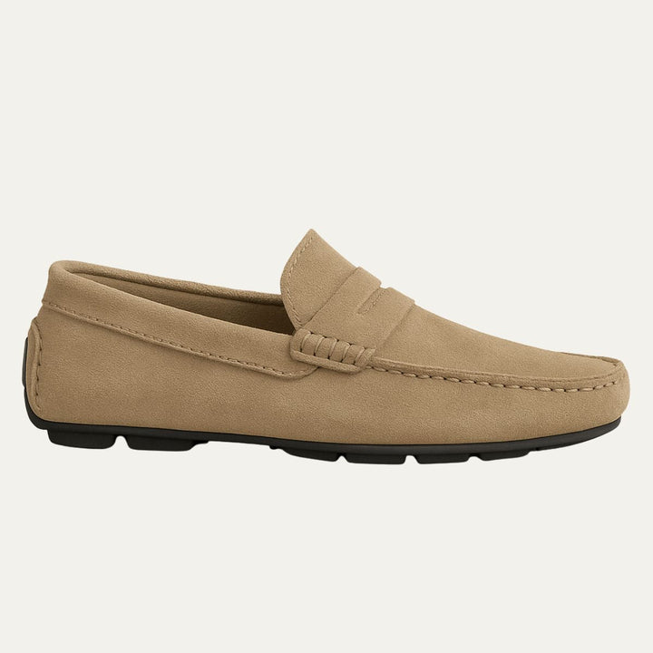Roger | Structured Suede Loafers