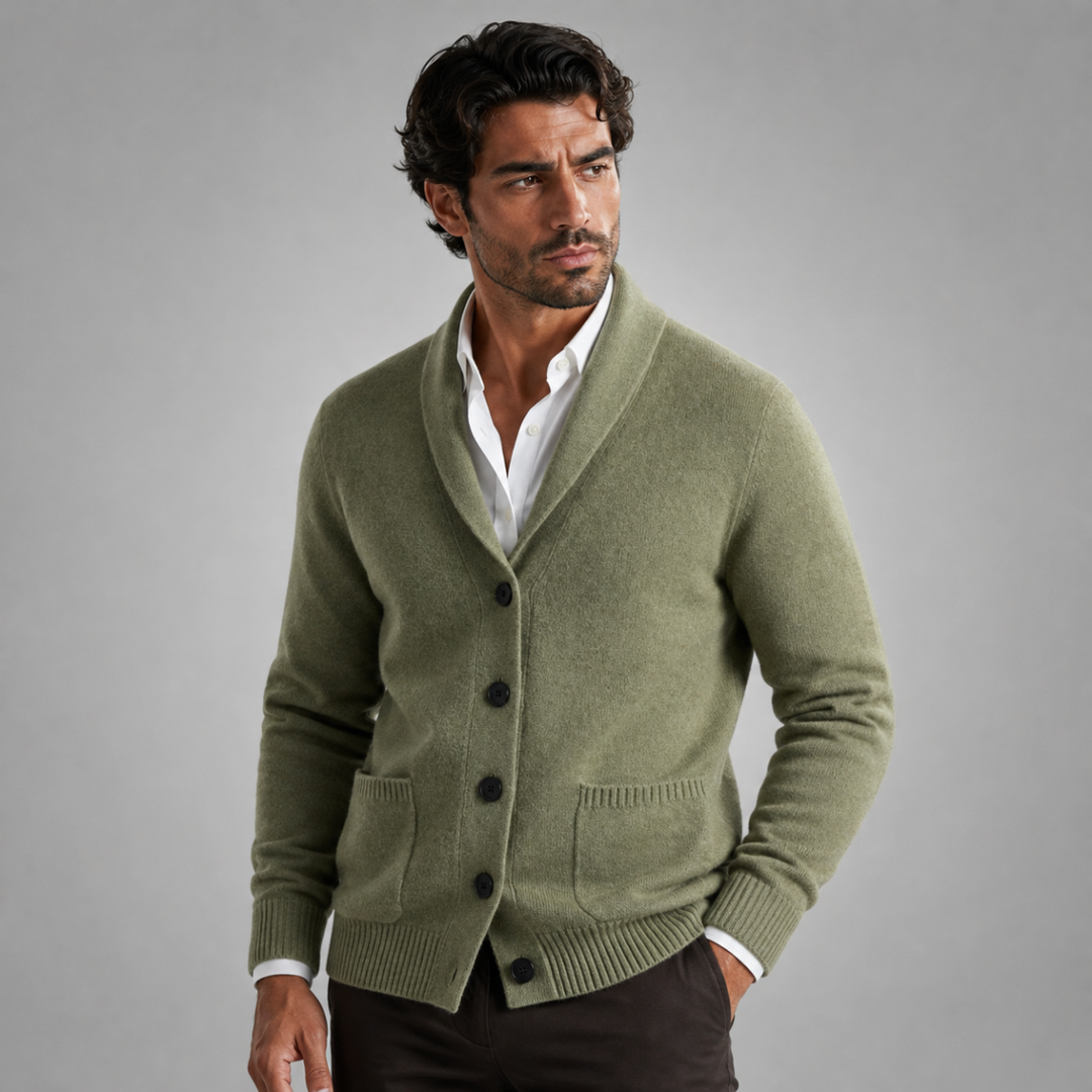 Jerome | Cashmere Shawl Collar Cardigan