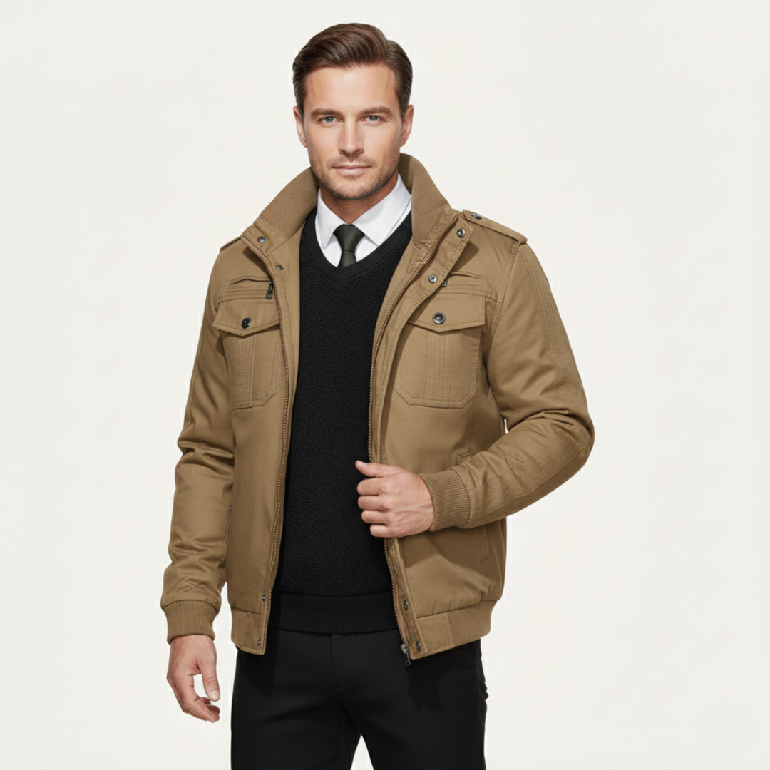 Aubert | Utility Pocket Fleece Jacket
