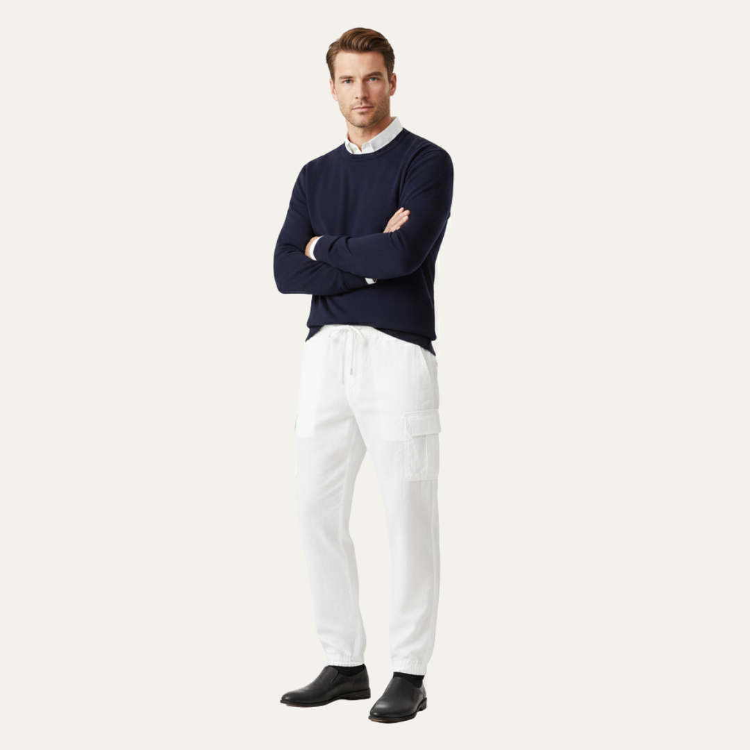 Théodore | Cotton Multi Pocket Cargo Trousers
