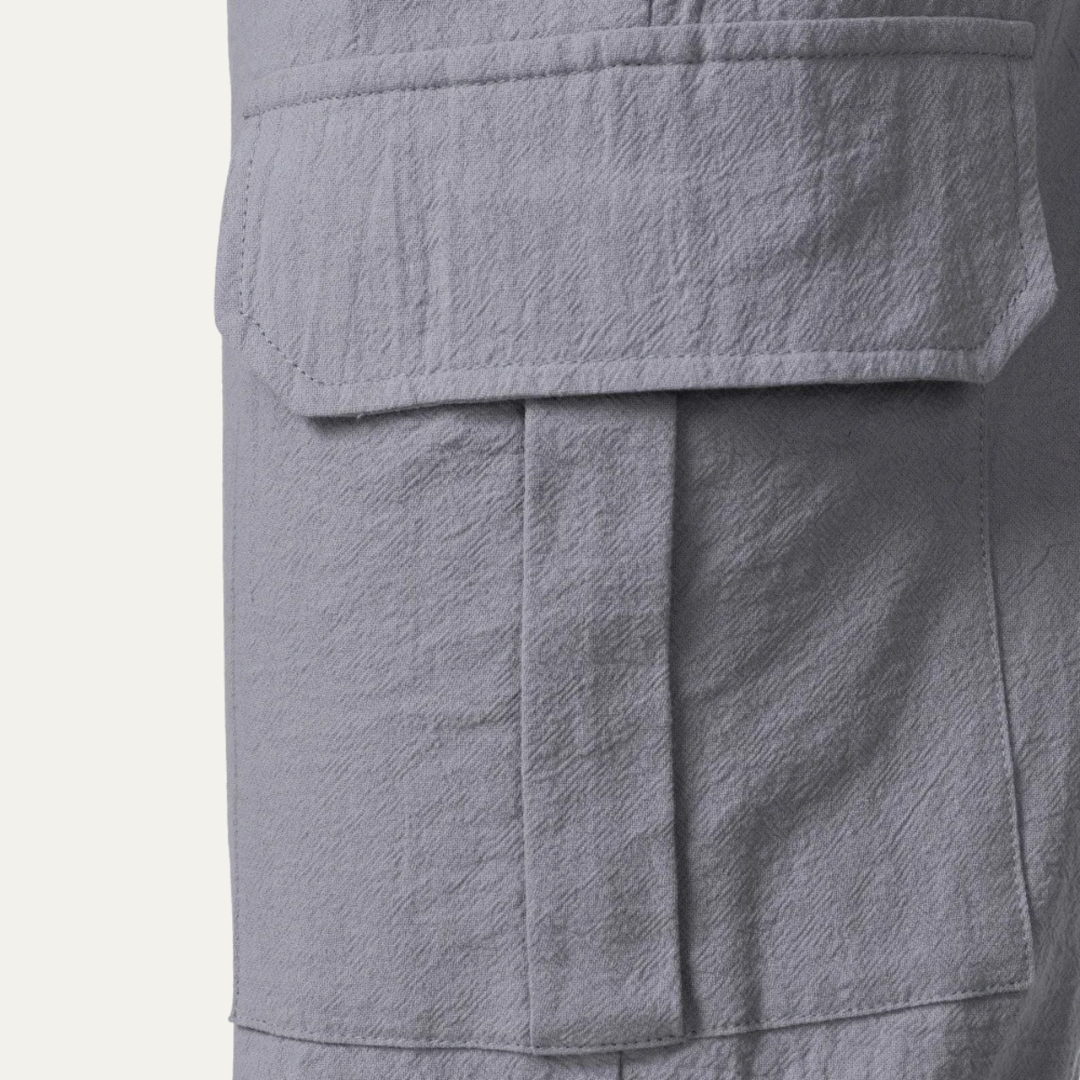 Théodore | Cotton Multi Pocket Cargo Trousers