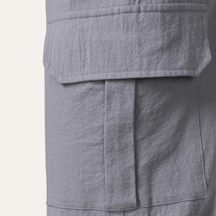 Théodore | Cotton Multi Pocket Cargo Trousers