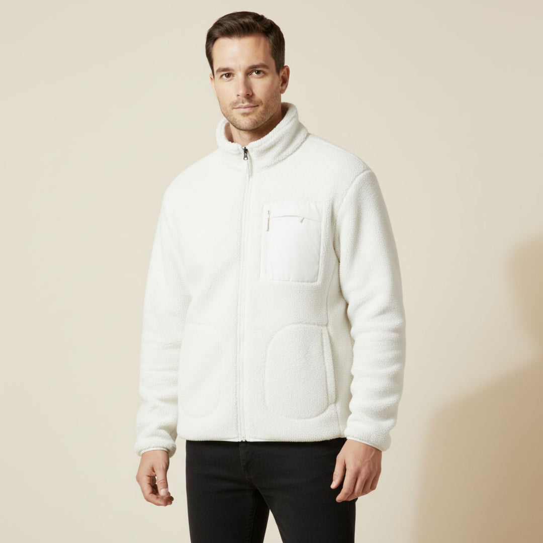 Edgar | Brushed Fleece Full Zip Jacket