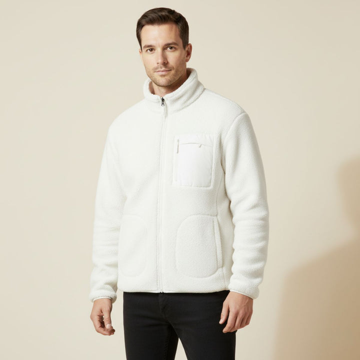 Edgar | Brushed Fleece Full Zip Jacket