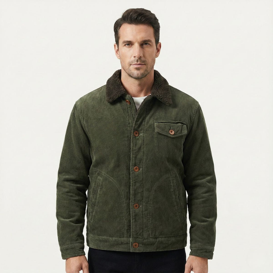Edmond | Fleece Lined Corduroy Jacket