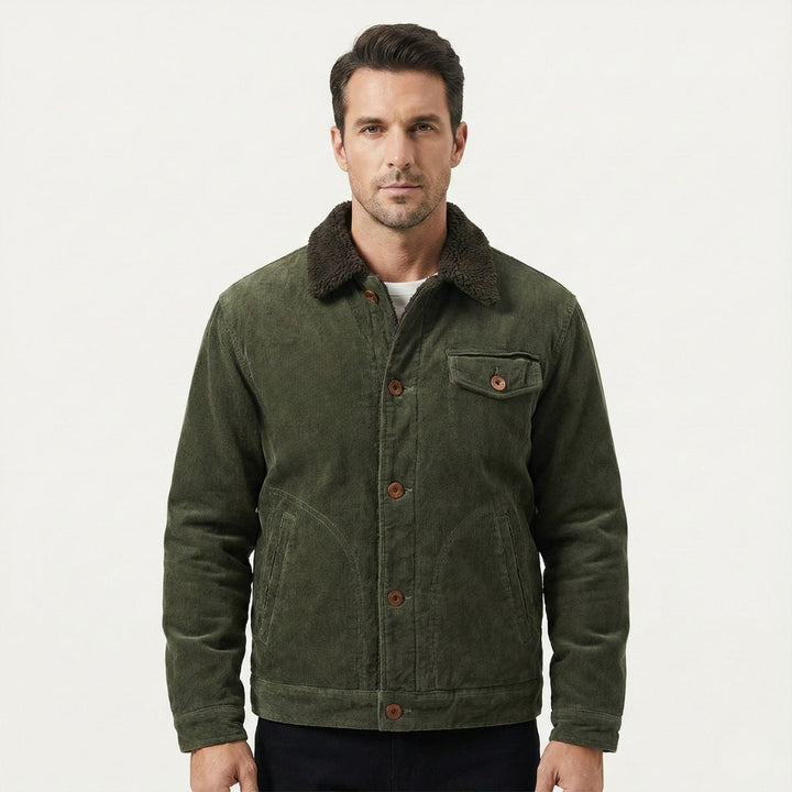 Edmond | Fleece Lined Corduroy Jacket