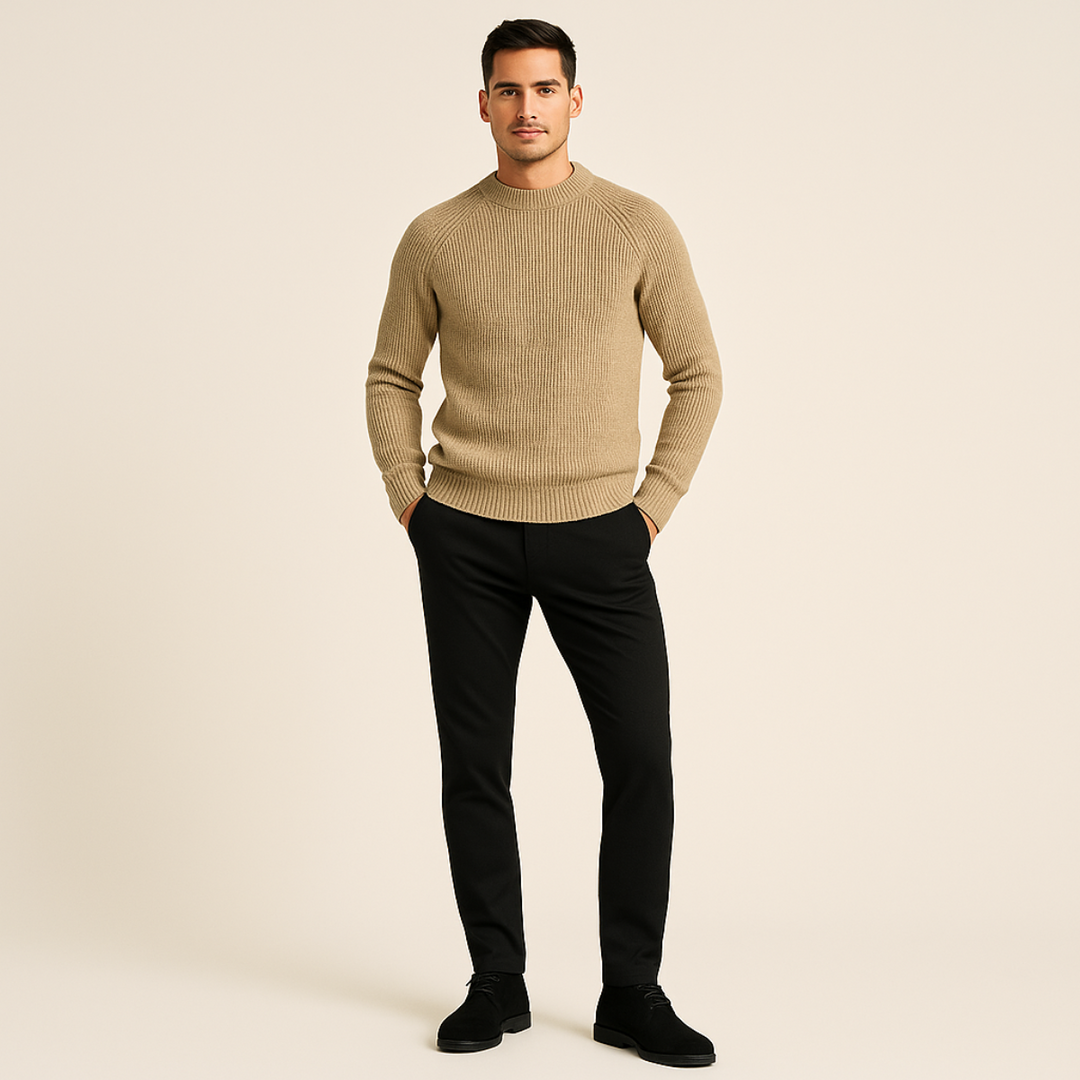 Martin | 100% Cashmere Raglan Crew Neck