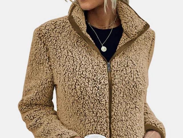 Constance | Sherpa Teddy Zip Jacket