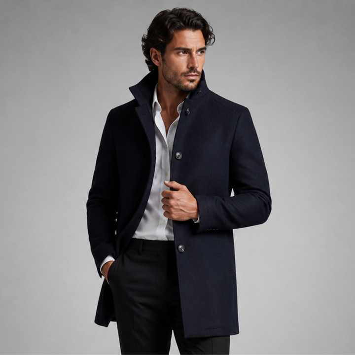 Wilfrid | Quilted Stand Collar Coat