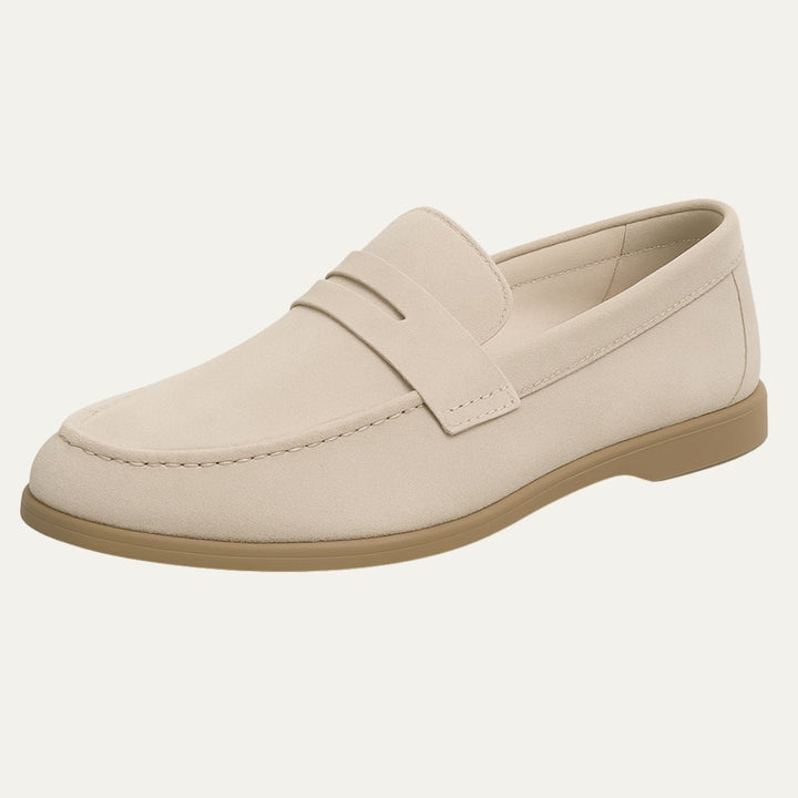 Marcelin | Matte Suede Slip On Loafers
