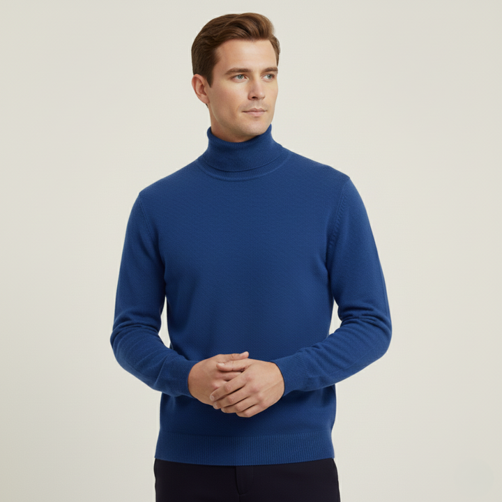 Donatien | Dense Ribbed High Neck Knit