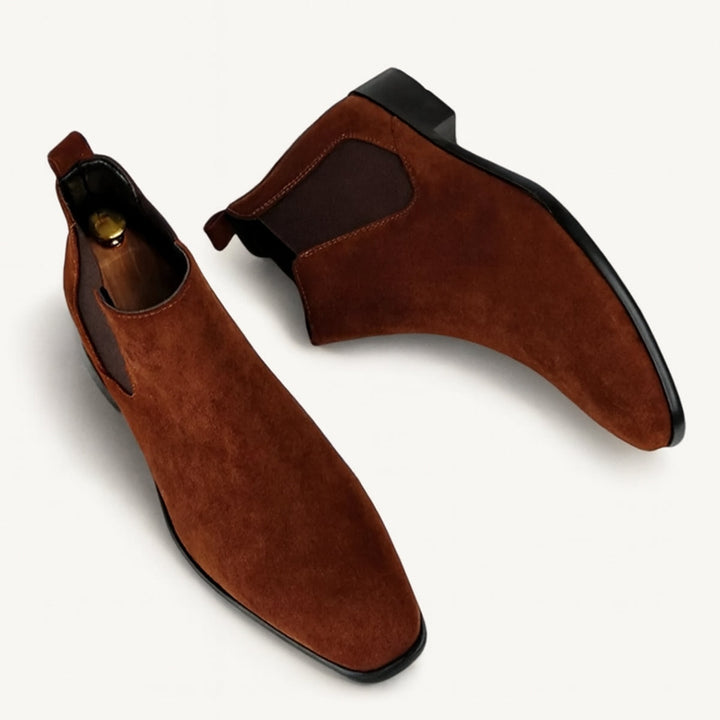 Alcide | Brushed Leather Chelsea Boot