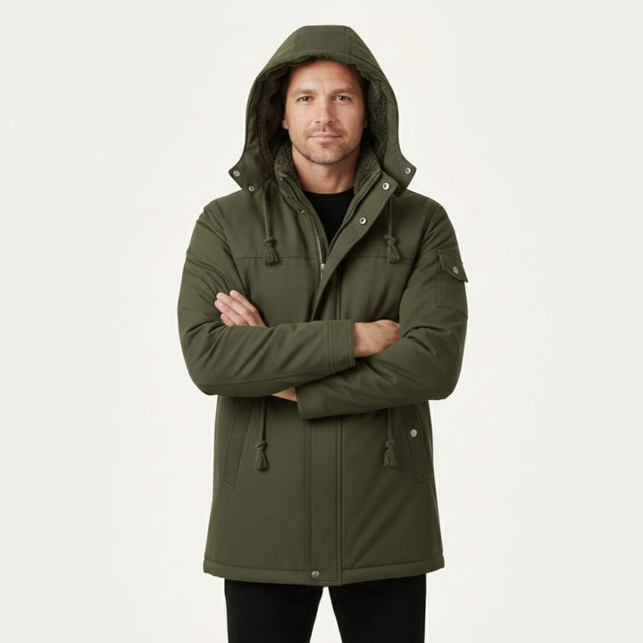 Florent | Quilted Lined Hooded Parka