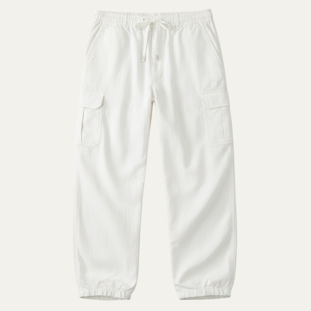 Théodore | Cotton Multi Pocket Cargo Trousers