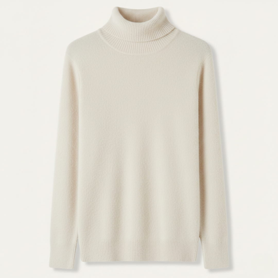 Donatien | Dense Ribbed High Neck Knit