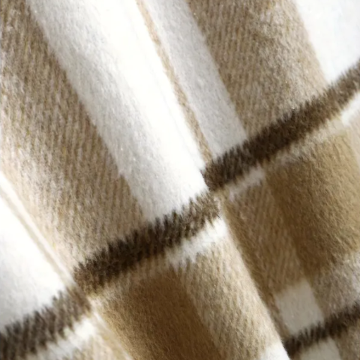 Leandre | Sherpa Backed Plaid Shirt Jacket