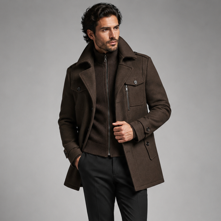 Casimir | Double Collar Wool Trench