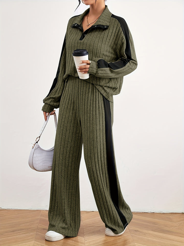 Hermance | Contrast Bound Two Piece Set