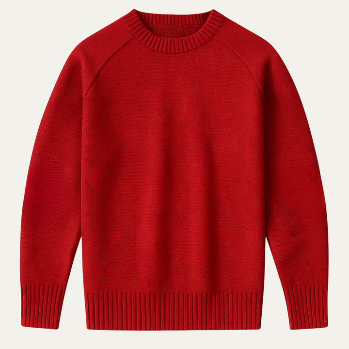 Pierre | Oversized Wool Elbow Patch Knit