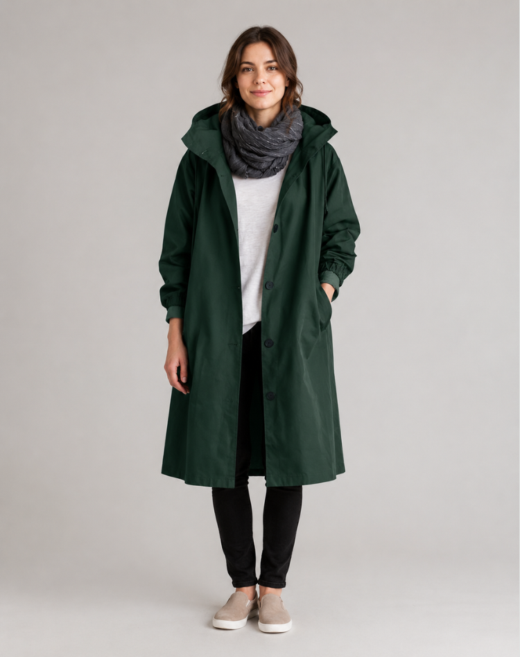 Adelaide | Hooded Water-Resistant Trench