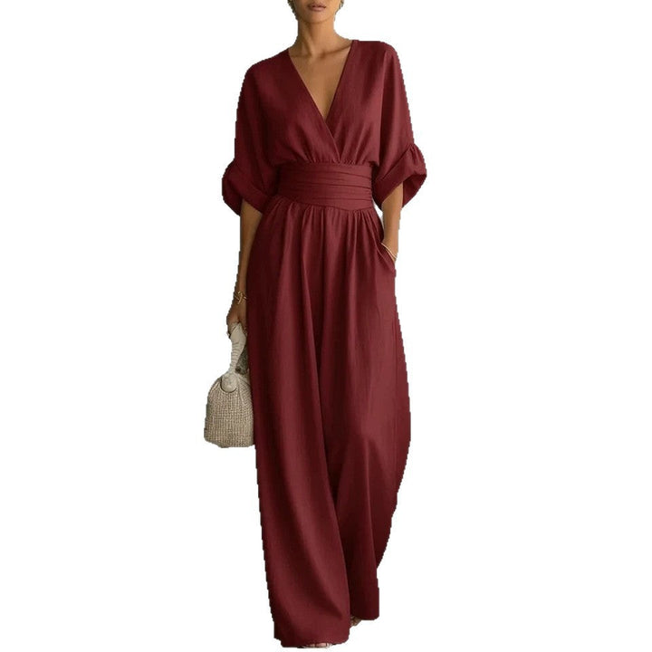 Felicite | Wide Leg Linen Jumpsuit