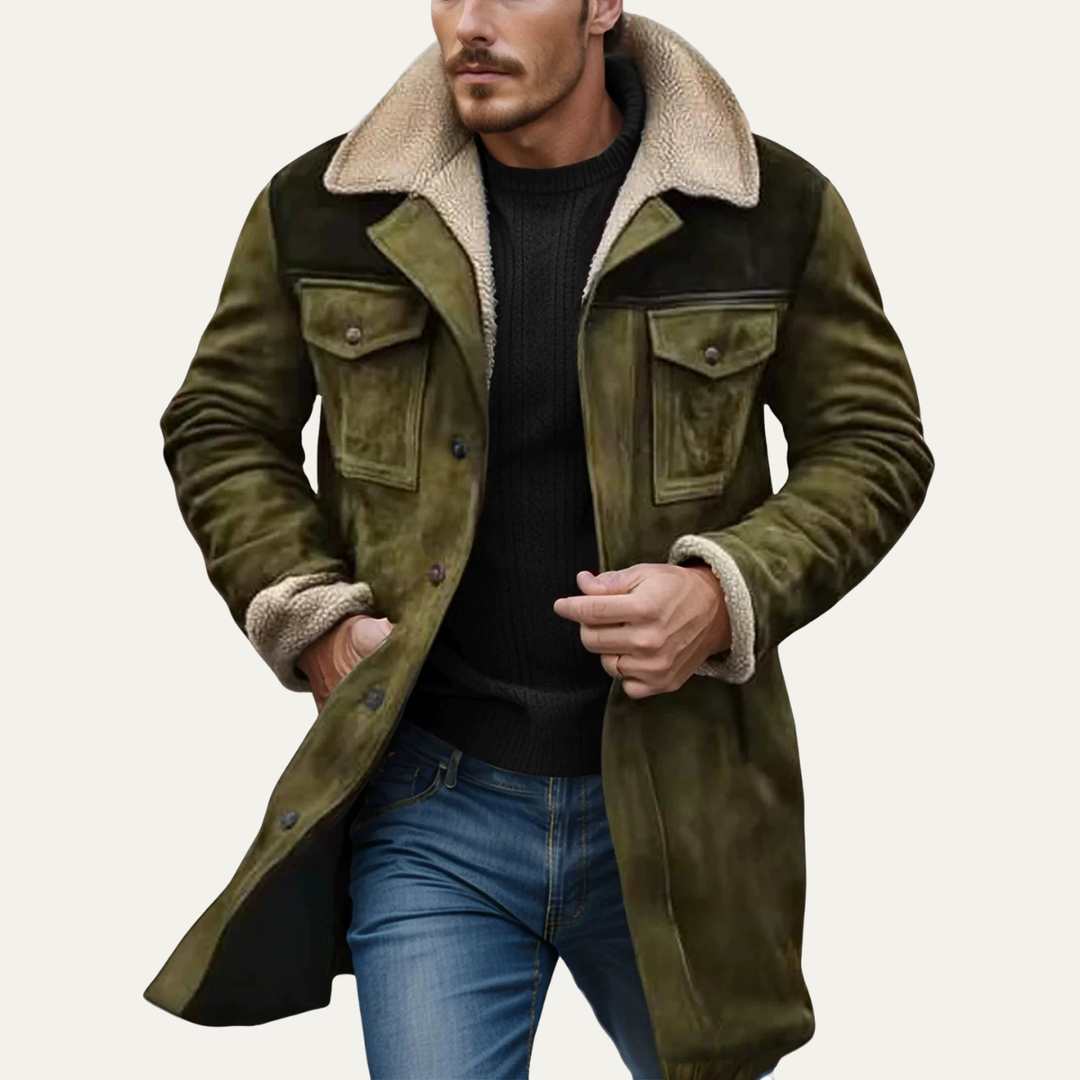 Elzear | Faux Shearling Lined Jacket