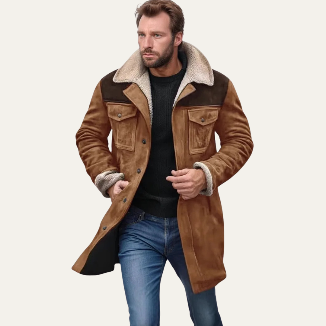 Elzear | Faux Shearling Lined Jacket