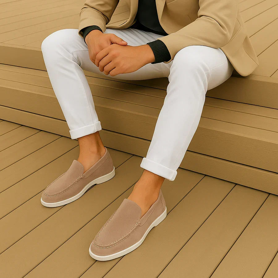 Arthur | Lined Suede Casual Loafers