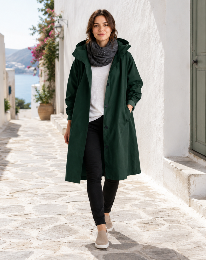 Adelaide | Hooded Water-Resistant Trench