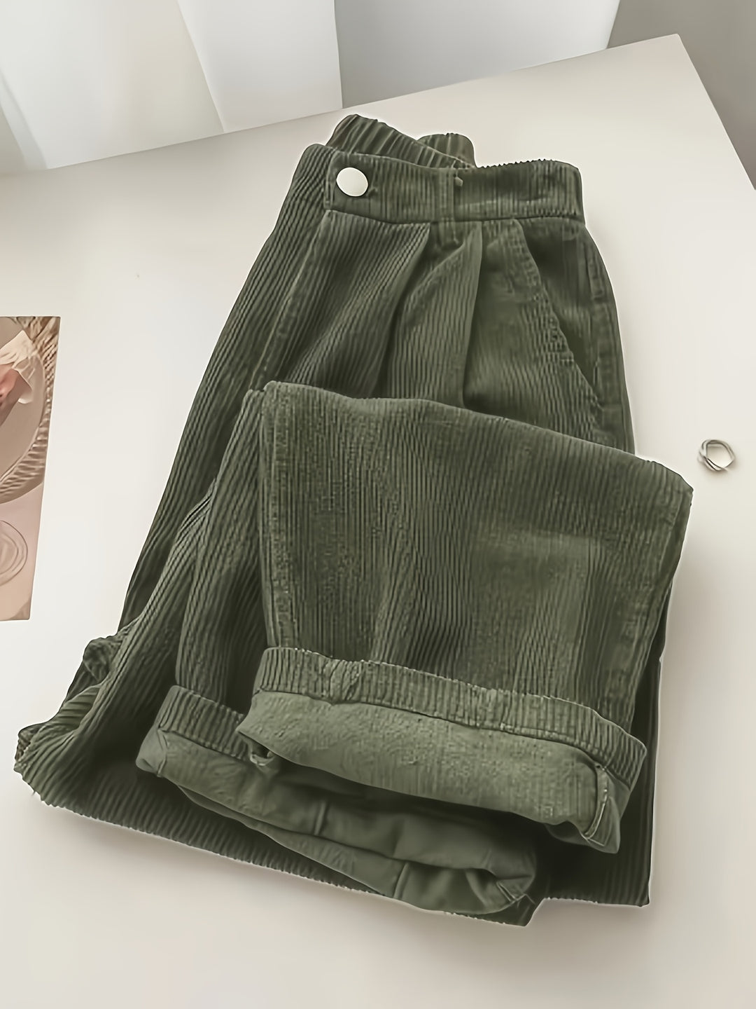 Scholastique | Woven Drape Wide Leg Pants