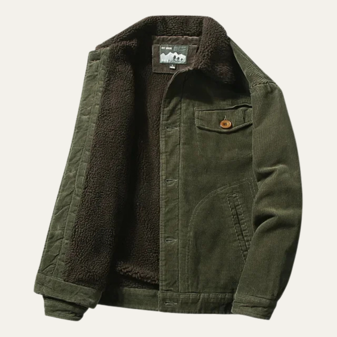 Edmond | Fleece Lined Corduroy Jacket