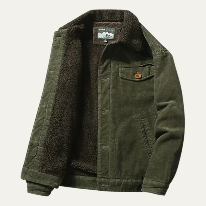 Edmond | Fleece Lined Corduroy Jacket